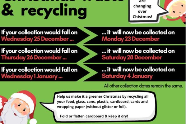 Waste and recycling collections - Christmas and New Year